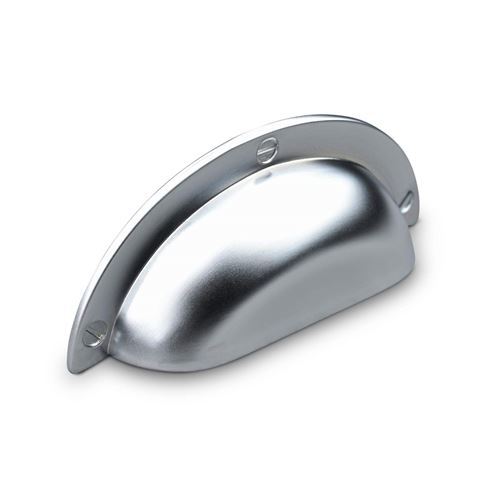 Immagine di maniglie conti mm  64 argento                                                                                            