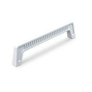 Immagine di maniglie ferrara mm 160 bianco op.                                                                                            