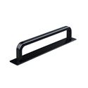 Immagine di maniglie gardone mm 128 goffr. nero op.                                                                                            