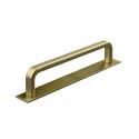 Immagine di maniglie gardone mm 128 goffr. oro sat.                                                                                            