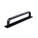 Immagine di maniglie gardone mm 128 rigate nero op.                                                                                            