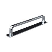 Immagine di maniglie gardone mm 160 goffr. cromo l.                                                                                            
