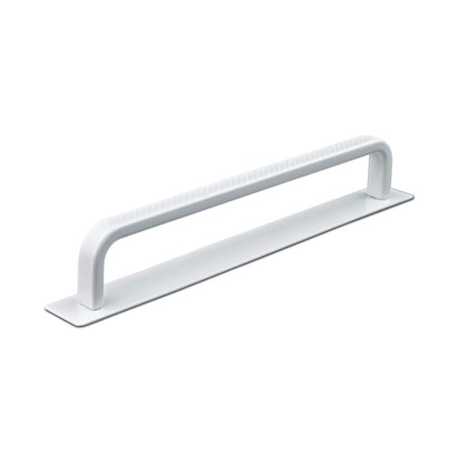 Immagine di maniglie gardone mm 160 goffr. bianco op.                                                                                            