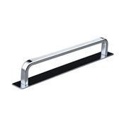 Immagine di maniglie gardone mm 160 rigate argento                                                                                            
