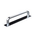 Immagine di maniglie gardone mm 160 rigate oro sat.                                                                                            