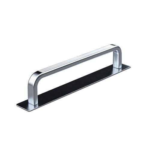 Immagine di maniglie gardone mm 160 rigate oro sat.                                                                                            
