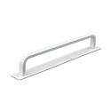 Immagine di maniglie gardone mm 160 rigate bianco op.                                                                                            