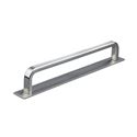 Immagine di maniglie gardone mm 160 rigate nich. sat.                                                                                            