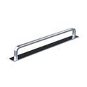 Immagine di maniglie gardone mm 224 goffr. argento                                                                                            