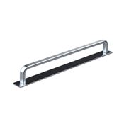 Immagine di maniglie gardone mm 224 goffr. argento                                                                                            