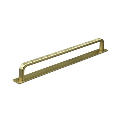 Immagine di maniglie gardone mm 224 goffr. oro sat.                                                                                            