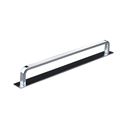 Immagine di maniglie gardone mm 224 rigate argento                                                                                            