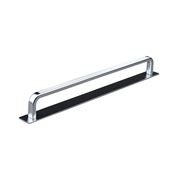 Immagine di maniglie gardone mm 224 rigate argento                                                                                            