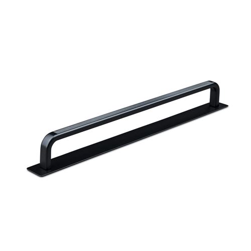 Immagine di maniglie gardone mm 224 rigate nero op.                                                                                            