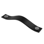 Immagine di maniglie levanto mm 128 grigio/nero cuoio                                                                                           
