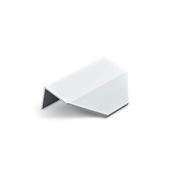 Immagine di maniglie modena mm  20 bianco op.                                                                                            