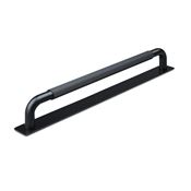 Immagine di maniglie perugia mm 224 rigate nero op.                                                                                            