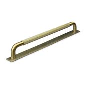 Immagine di maniglie perugia mm 224 rigate oro sat.                                                                                            