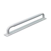 Immagine di maniglie perugia mm 224 rigate bianco op.                                                                                            