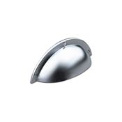 Immagine di maniglie prato mm  64 argento                                                                                            