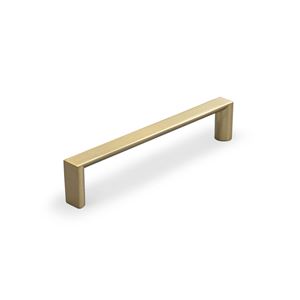 Immagine di maniglie sala mm 128 oro sat.                                                                                            