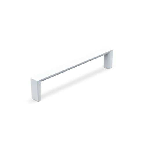 Immagine di maniglie sala mm 128 bianco op.                                                                                            
