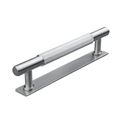 Immagine di maniglie salo mm 128 rigate nich. sat.                                                                                            