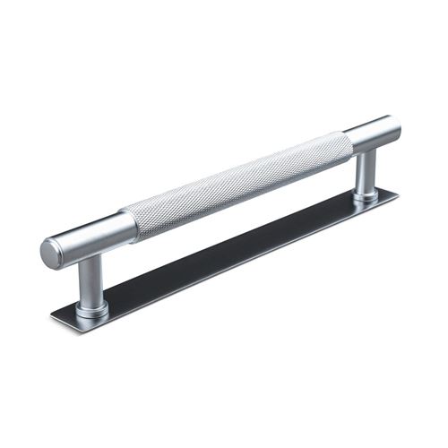Immagine di maniglie salo mm 160 goffr. argento                                                                                            