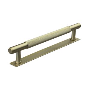 Immagine di maniglie salo mm 160 goffr. oro sat.                                                                                            