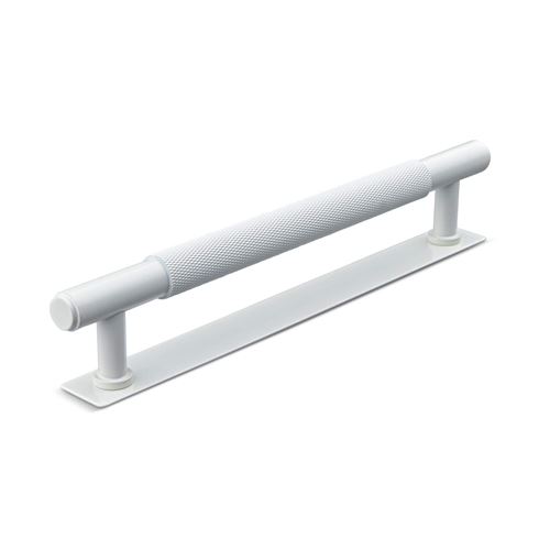 Immagine di maniglie salo mm 160 goffr. bianco op.                                                                                            