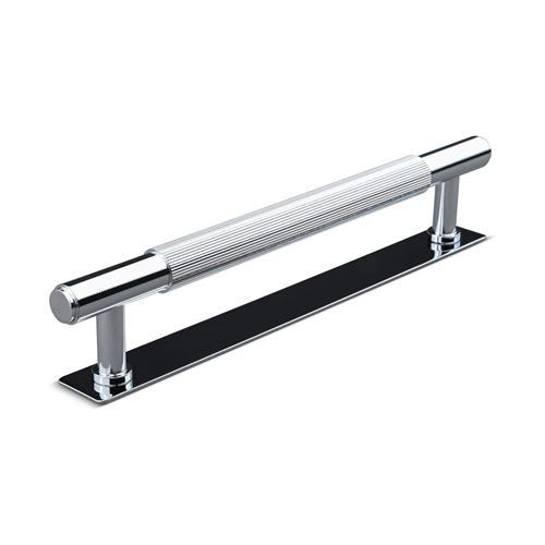 Immagine di maniglie salo mm 160 rigate cromo l.                                                                                            