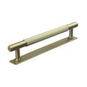 Immagine di maniglie salo mm 160 rigate oro sat.                                                                                            