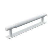 Immagine di maniglie salo mm 160 rigate bianco op.                                                                                            