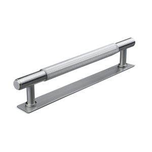 Immagine di maniglie salo mm 160 rigate nich. sat.                                                                                            