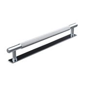Immagine di maniglie salo mm 224 goffr. argento                                                                                            