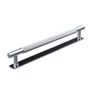 Immagine di maniglie salo mm 224 goffr. argento                                                                                            