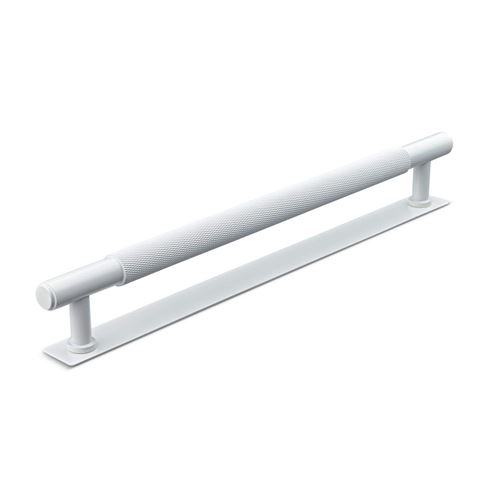 Immagine di maniglie salo mm 224 goffr. bianco op.                                                                                            