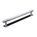 Immagine di maniglie salo mm 224 rigate cromo l.                                                                                            