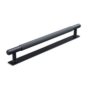 Immagine di maniglie salo mm 224 rigate nero op.                                                                                            