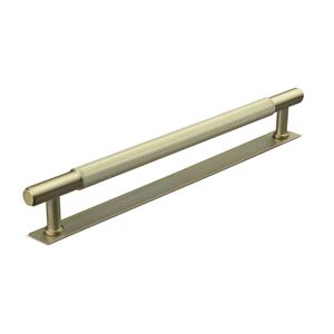 Immagine di maniglie salo mm 224 rigate oro sat.                                                                                            