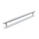 Immagine di maniglie salo mm 224 rigate bianco op.                                                                                            