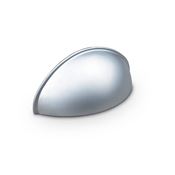 Immagine di maniglie tolfa mm  64 argento                                                                                            