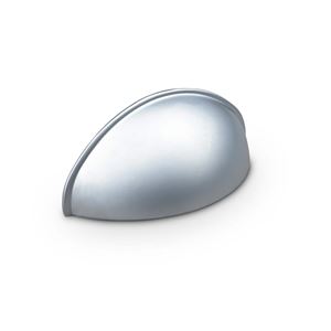 Immagine di maniglie tolfa mm  64 argento                                                                                            