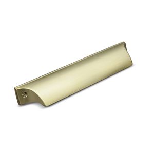 Immagine di maniglie trani mm 128 oro sat.                                                                                            