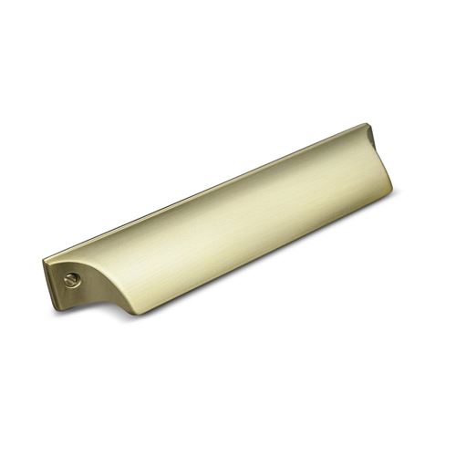 Immagine di maniglie trani mm 128 oro sat.                                                                                            