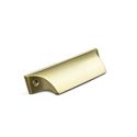 Immagine di maniglie trani mm  64 oro sat.                                                                                            