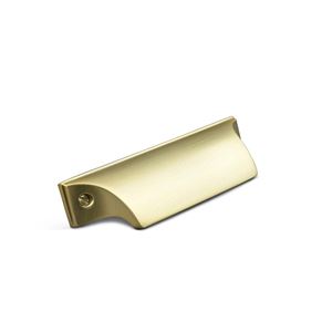 Immagine di maniglie trani mm  64 oro sat.                                                                                            