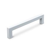 Immagine di maniglie tripoli mm 128 bianco op.                                                                                            