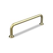 Immagine di maniglie venosa mm  128 oro sat.                                                                                            