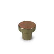 Immagine di pomoli agno mm 28 brass                                                                                            